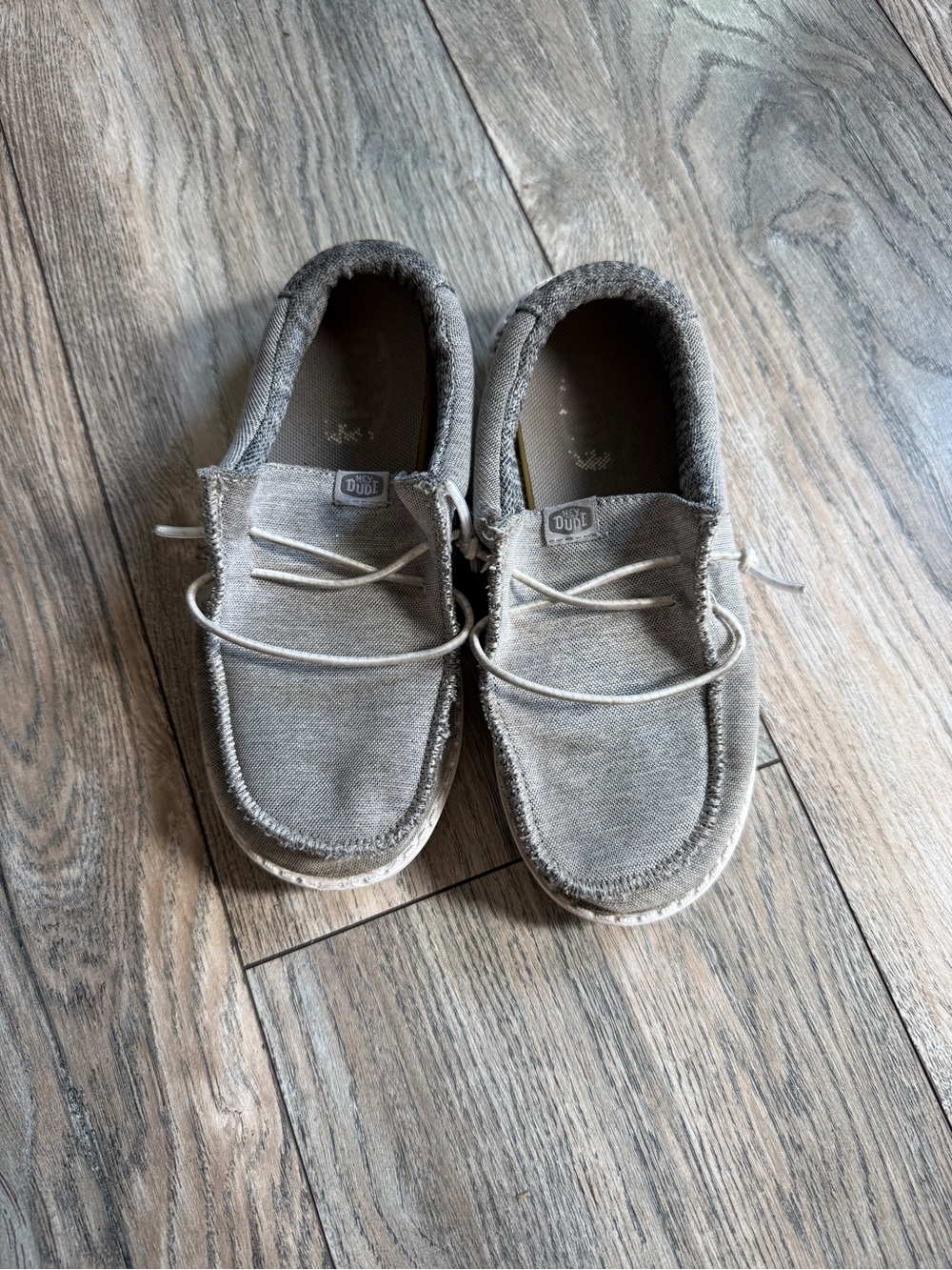 Hey Dude Casual Slip-On Loafers in grey
